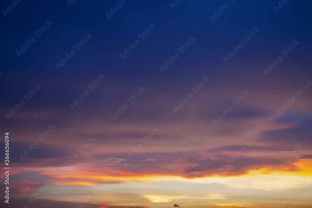 Sky Sunset or sunrise background