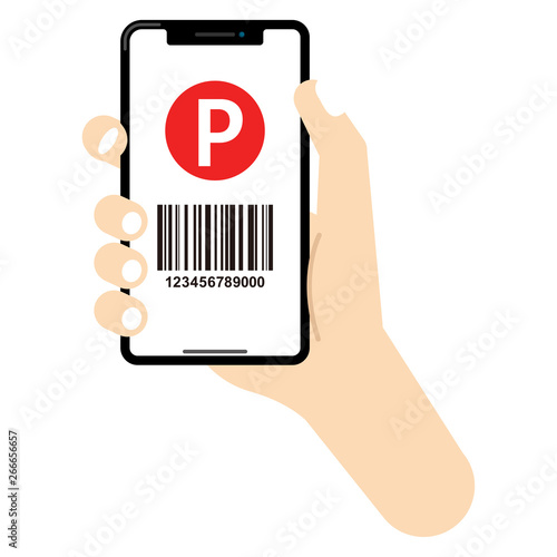 キャッシュレス決済：スマホ キャッシュレス 決済 Pマーク P ポイント cashless payment