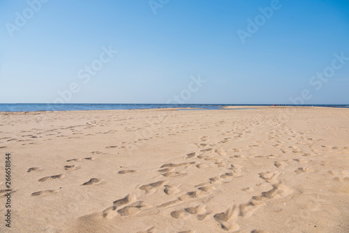 Baltic sea. Sunny spring day..