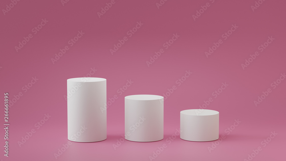Empty steps cylinder podium on empty background. 3D rendering. Empty steps cylinder podium on empty background. 3D rendering.