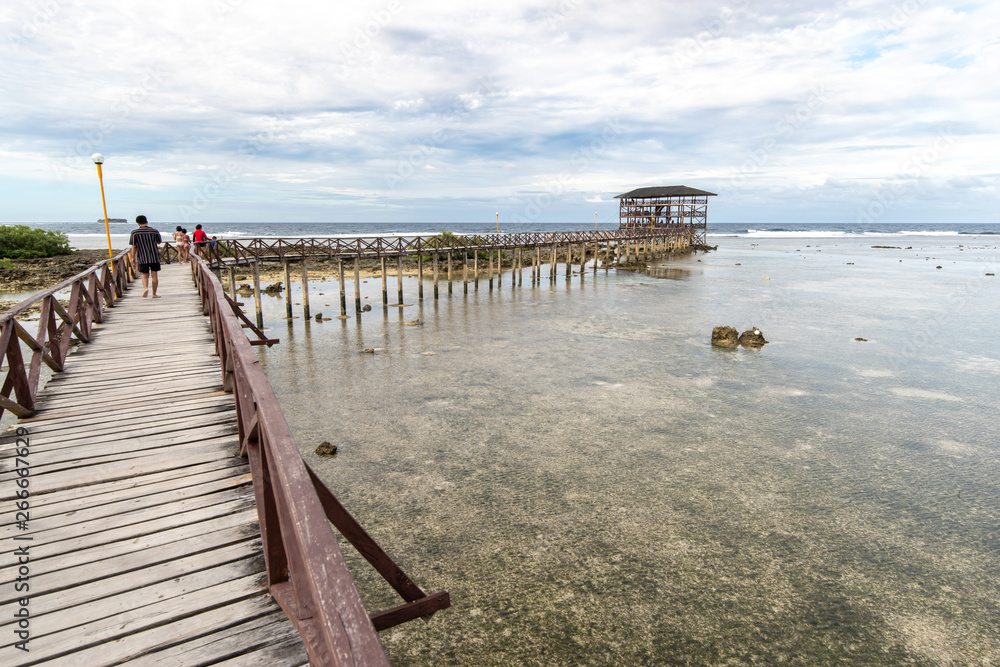 beautiful landscape at Cloud 9, Siargao island beautiful landscape at Cloud 9, Siargao island