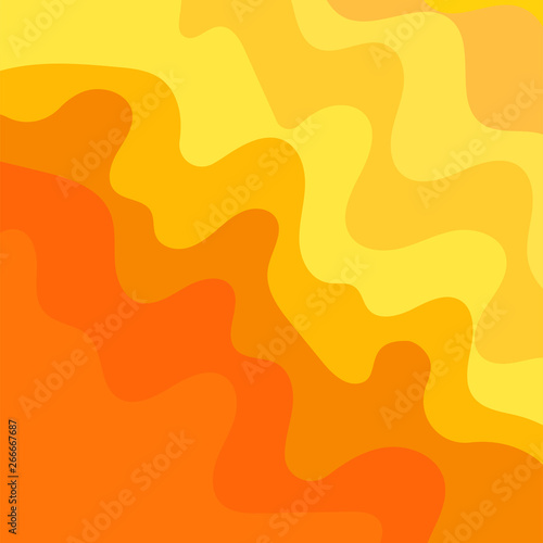 Abstract colorful waves, stylish background. Vector design