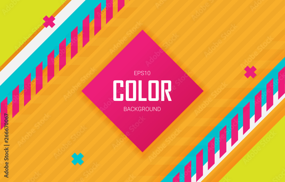 Fototapeta premium Abstract art background with geometric elements