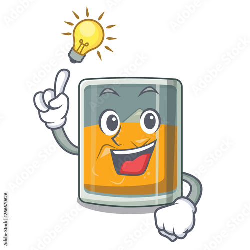 Have an idea whiskey in the a mascot shape