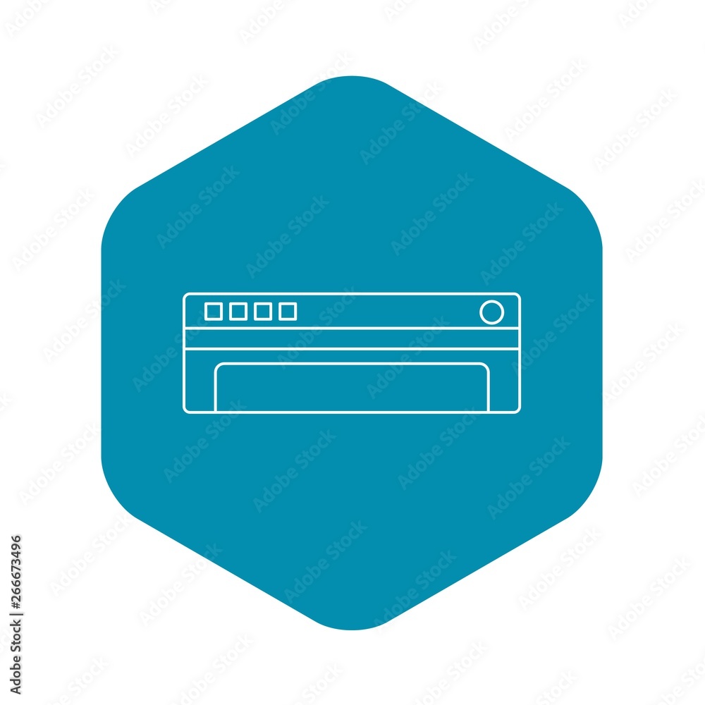 Conditioner icon. Outline illustration of conditioner vector icon for web Conditioner icon. Outline illustration of conditioner vector icon for web