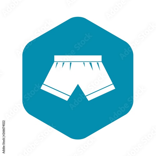 Male underwear icon. Simple illustration of male underwear vector icon for web