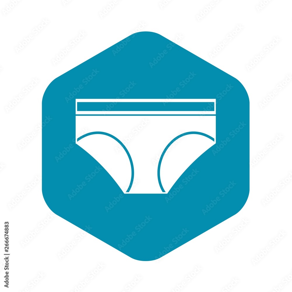 Woman underwear panties icon. Simple illustration of woman underwear panties vector icon for web Woman underwear panties icon. Simple illustration of woman underwear panties vector icon for web