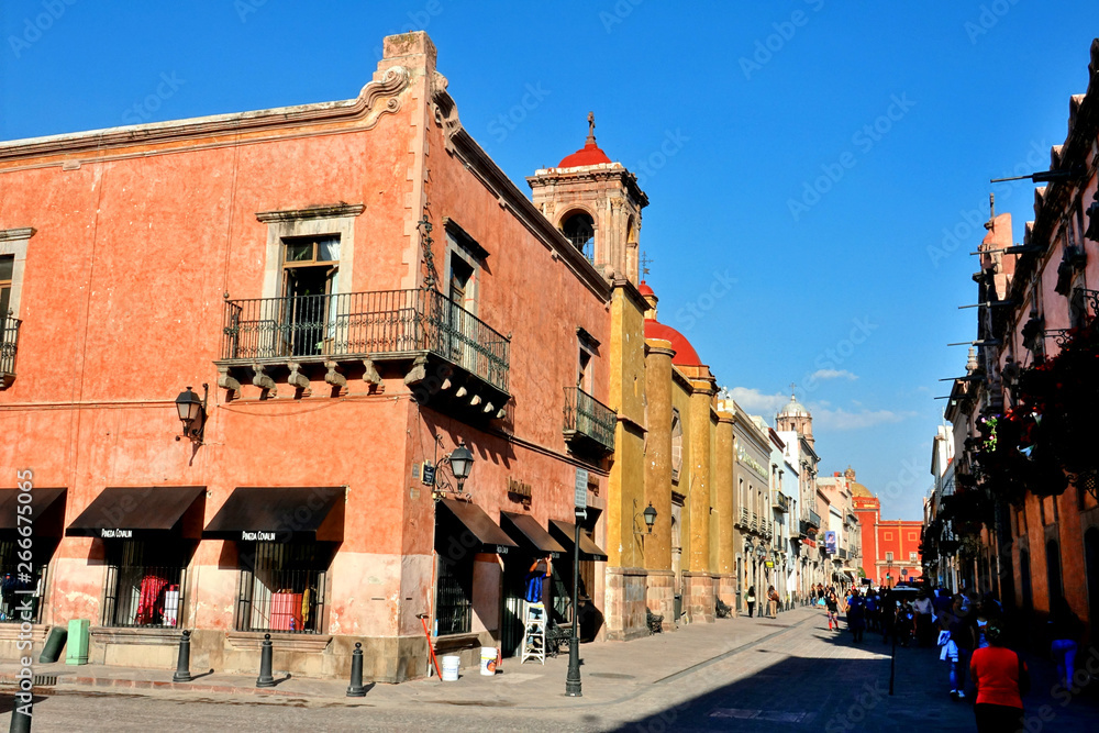 Mexico Queretaro colonial city