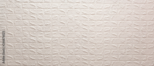 white brick wall. Clear white brick wall texture.