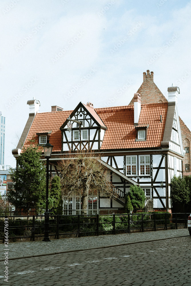 beautiful house in Gdansk, Poland