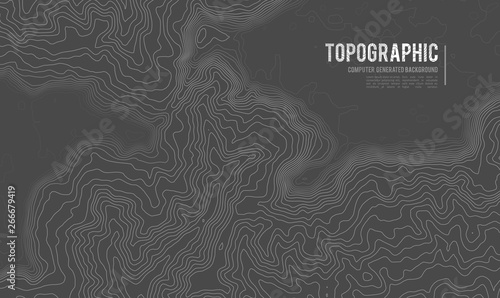 Grey contours vector topography. Geographic mountain topography vector illustration. Topographic pattern texture. Map on land vector terrain. Elevation graphic contour height lines. Topographic map