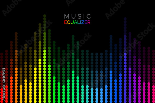 Music equalizer background