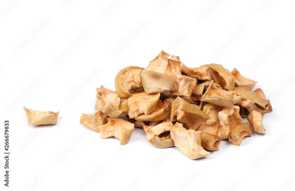 Heap of dried apple slices Heap of dried apple slices
