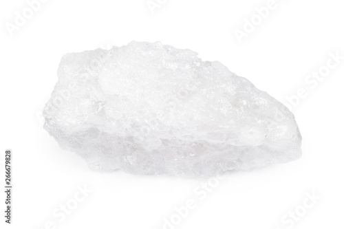 Piece of salt composed mineral photo