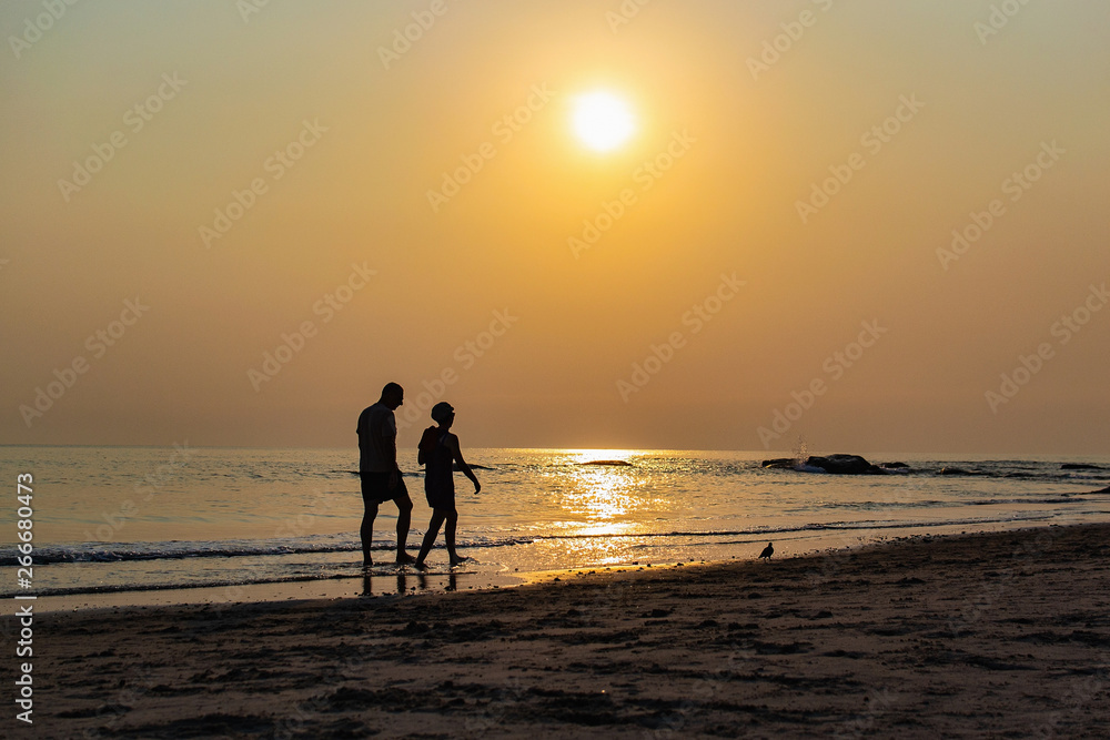 Morning light at Hua Hin beach.. Morning light at Hua Hin beach..