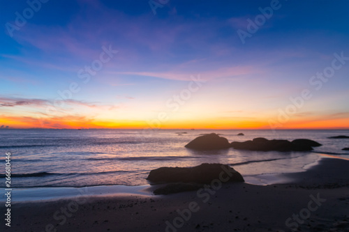 Morning light at Hua Hin beach..