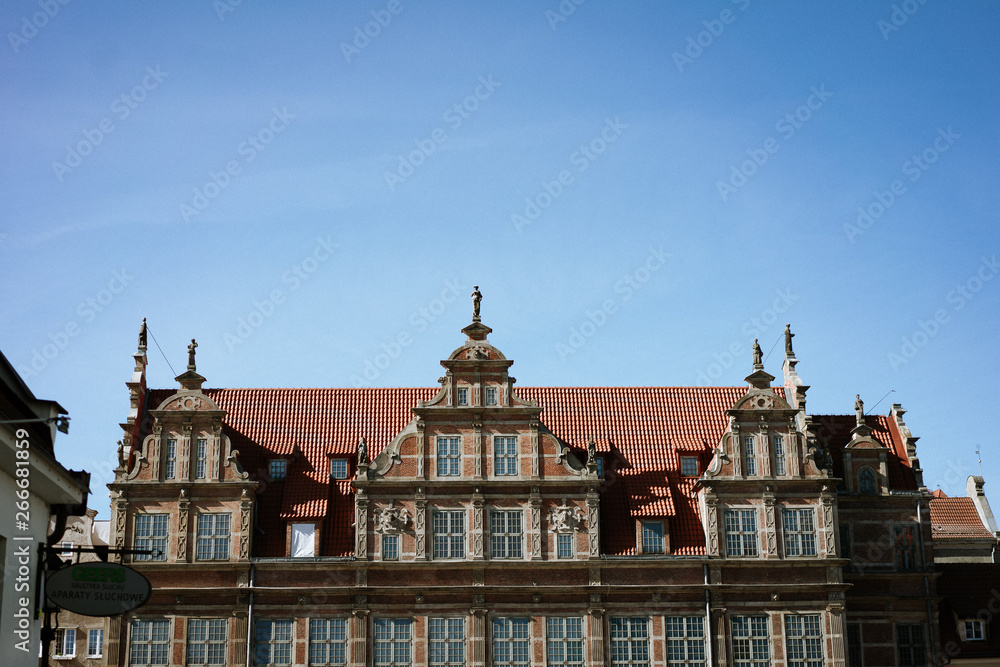  architecture of the old town of polish gdansk