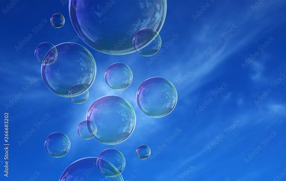 soap bubble sky lightness fragility 