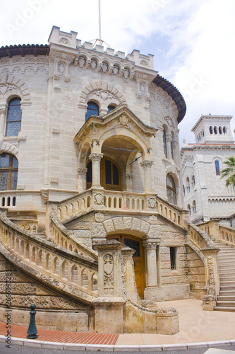 Palace of Justice in Old Town of Monaco