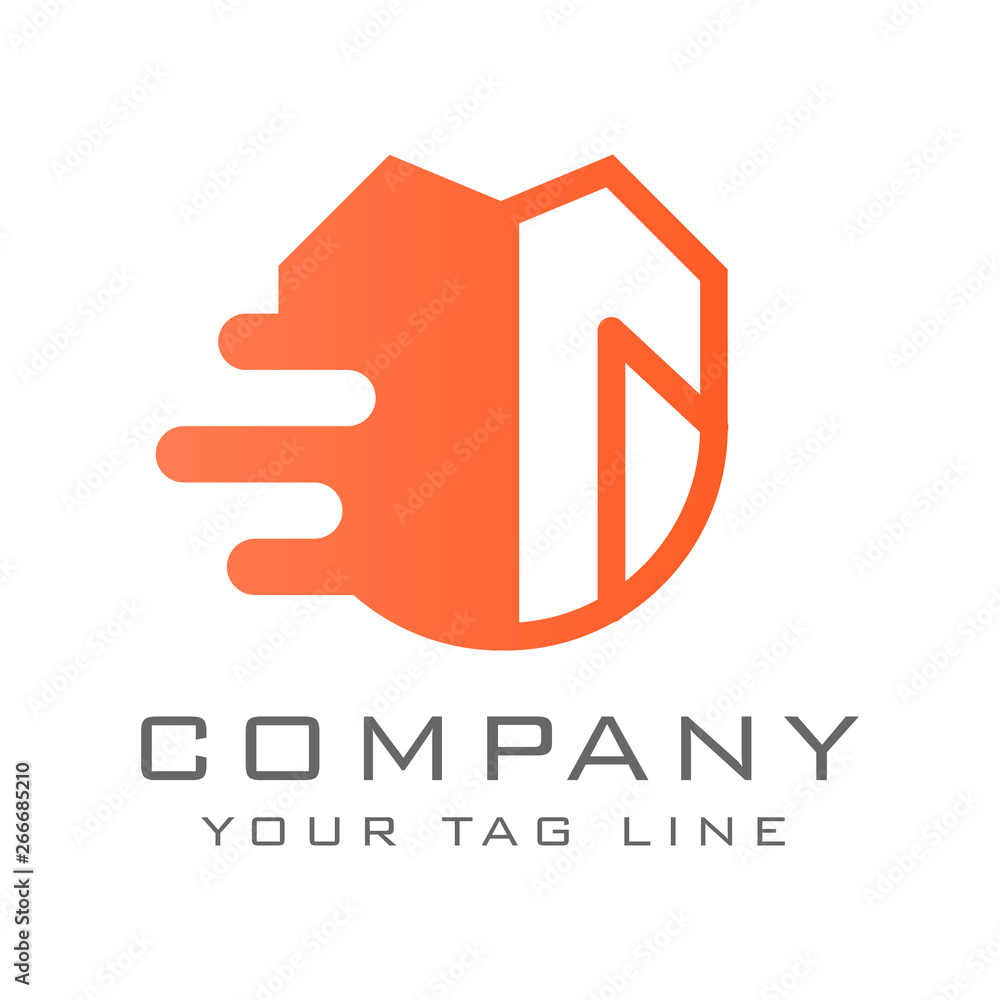 The shield logo template is suitable for the digital security industry. The shield logo template is suitable for the digital security industry.