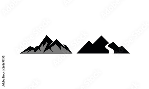 Mountain set template icon.zip © nura