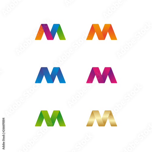 M Letter Logo Inspirations Template