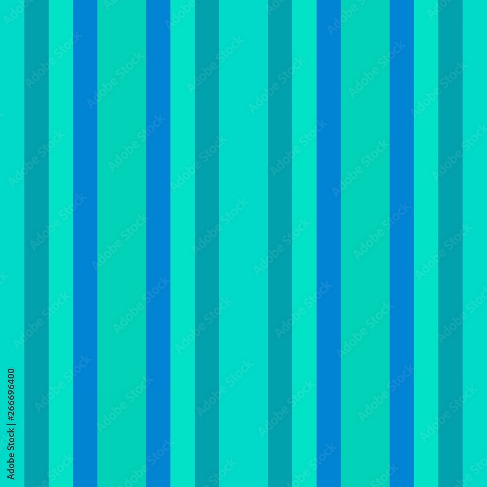 Obraz premium vivid color vertical lines with dark turquoise, strong blue and light sea green colors. abstract background with stripes for wallpaper, presentation, fashion design or web site