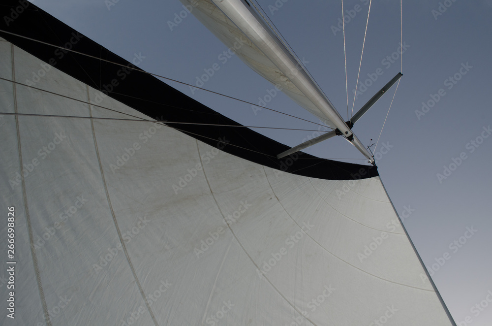 Fototapeta premium sailing boat mast
