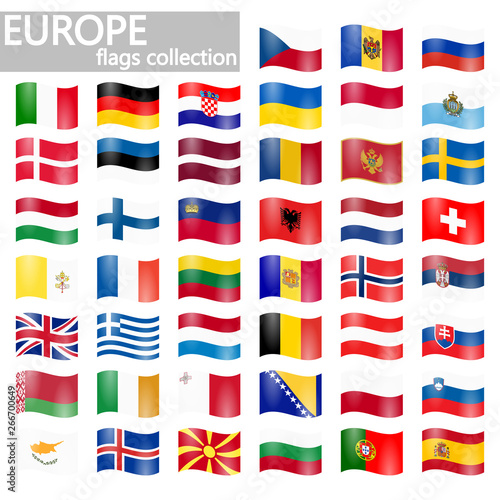 all country flags of Europe