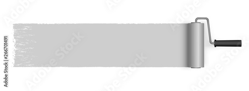 paint roller concept with marking