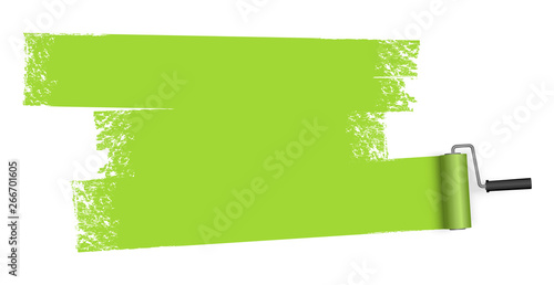 paint roller concept with marking