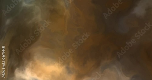 Seamlessly loopable 4k video of soft and fluffy clouds in a nebula in space, slowly moving, forming and dissolving, 4k, 3840, 24fps