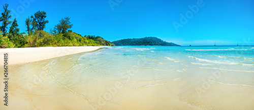 Panorama of beautiful beach