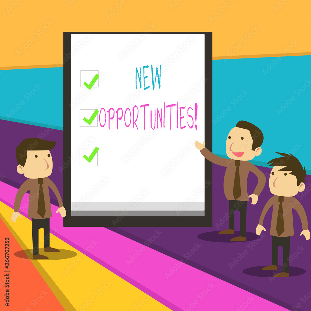 Word writing text New Opportunities. Business photo showcasing situation that makes it possible to do something Word writing text New Opportunities. Business photo showcasing situation that makes it possible to do something