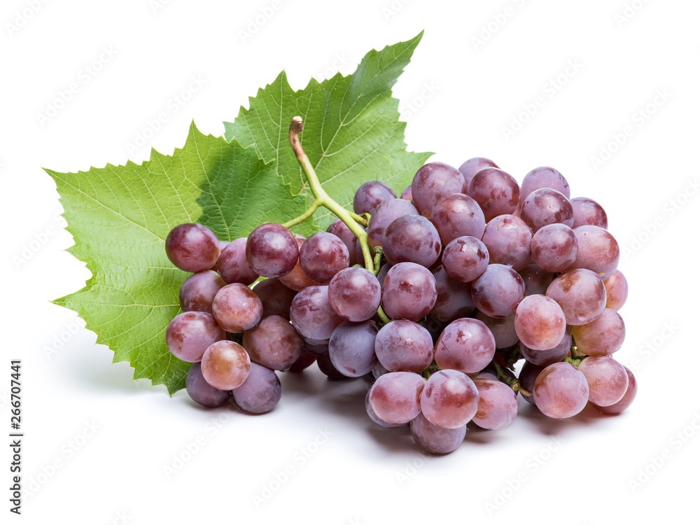 Fototapeta premium Grapes on white background 