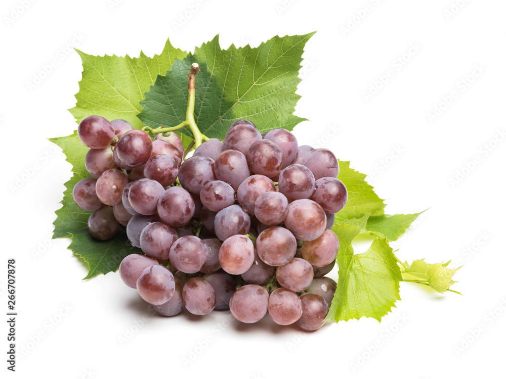 Fototapeta premium Grapes on white background 