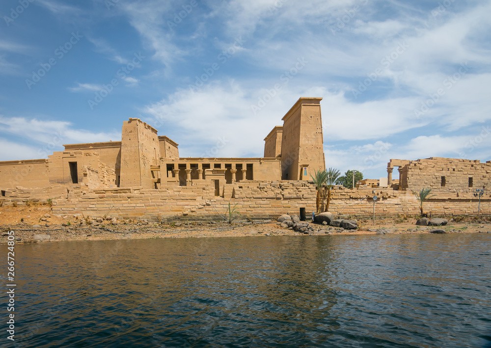 Egypt. Temple of Philae, temple of Isis.
