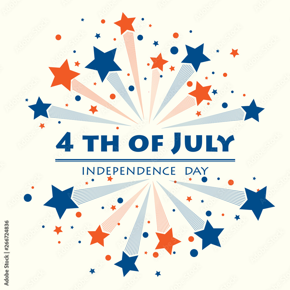 Big red and blue fireworks on white background Big red and blue fireworks on white background