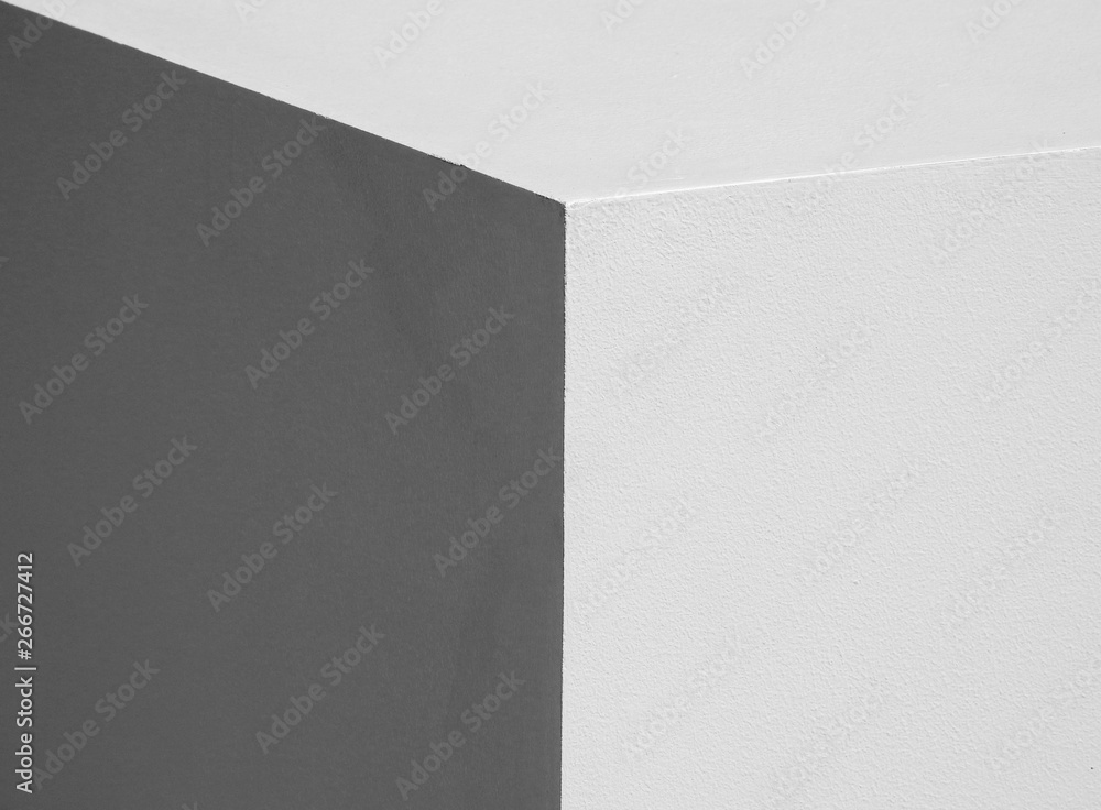 white corner wall of architecture building, black and white style white corner wall of architecture building, black and white style