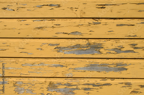 Wallpaper Mural Yellow wooden background. Torontodigital.ca