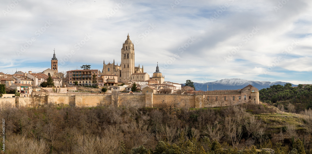 Segovia Spain Cityscape