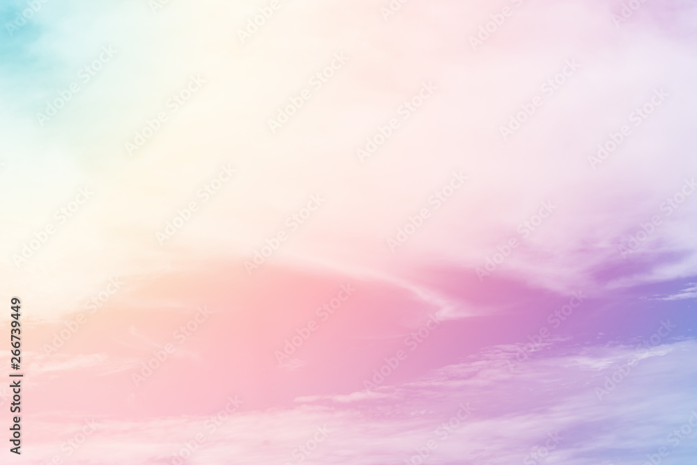 Obraz premium cloud background with a pastel colored