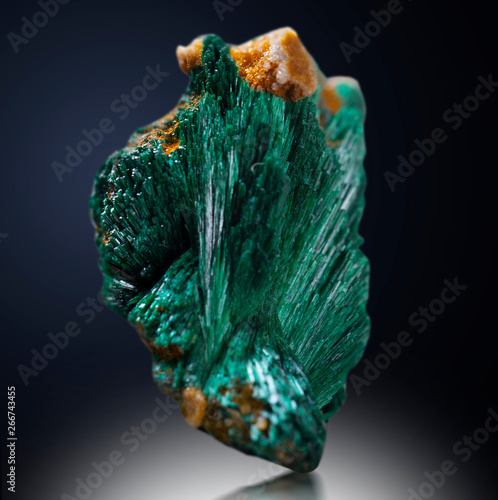 Billede på lærred malachite  mineral rock gem stone quartz  geology specimen