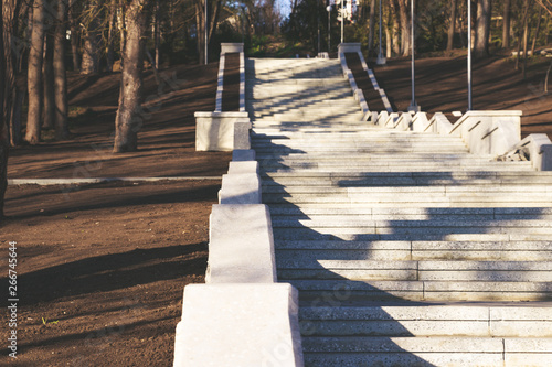 the beautiful stairs in the valley of the mills photo