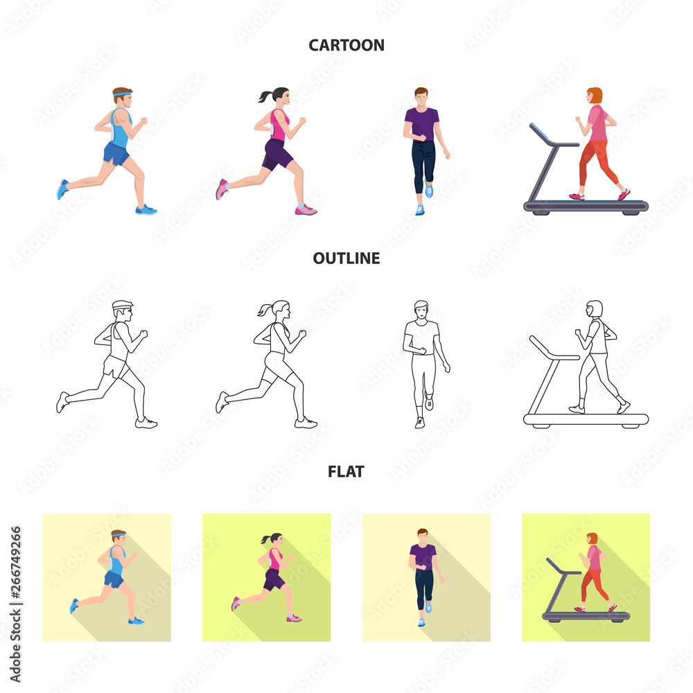 Isolated object of sport  and winner symbol. Collection of sport  and fitness  vector icon for stock.