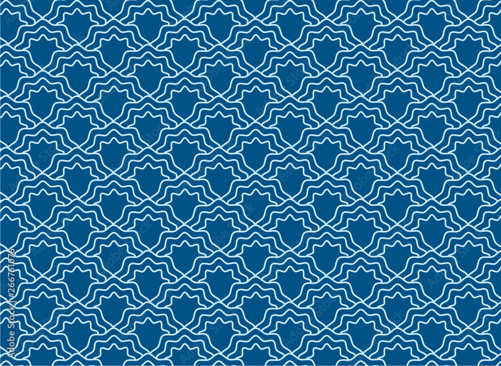 custom made wallpaper toronto digitalvector of abstract blue japanese zig zag wave pattern
