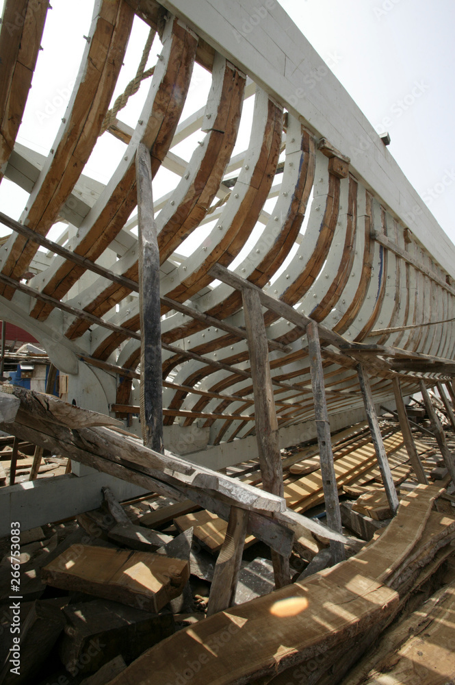 Obraz premium Ship Building Essaouira Morocco