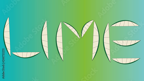 lime creative inscription