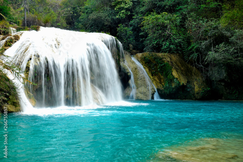 Mexico waterfall El Chiflon © franck