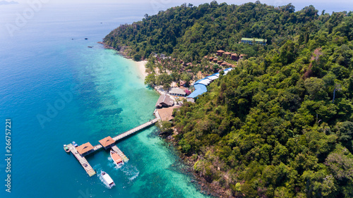 Koh Ngai is a tourist attraction in Trang.